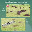 42 x 10 Inch Lawn Leveling Rake with Ergonomic Handle by LJGDeals