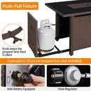 Alora 43" 50,000 BTU Outdoor Patio Propane Gas Fire Pit Table (91486067)