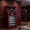 Nuvia Luxury 43-Bottle Freestanding Low Noise Wine Cooler Cabinet (SAK56084) by SAKSBY WHOLESALE