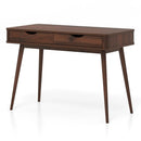 43.5 Inch Computer Desk with 2 Drawers for Small Spaces by LJGDeals