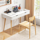 43.5 Inch Computer Desk with 2 Drawers for Small Spaces by LJGDeals