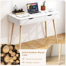 43.5 Inch Computer Desk with 2 Drawers for Small Spaces by LJGDeals