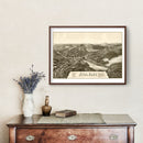 Vintage Map of Ayer, Massachusetts 1886