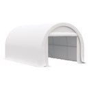 Outsunny - 10' x 16' Carport, Heavy Duty Portable Garage Storage Tent With Large Zippered Door, Anti-Uv Pe Canopy Cover For Car, Truck, Boat, Motorcycle, Bike, Garden Tools, Outdoor Work by HouseOfZazla