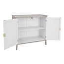2 Door Cabinet, Suitable For Bedroom - Light Gray by HouseOfZazla