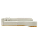 Daria - Sofa Sectional With Pillows, 2 Piece Design by HouseOfZazla