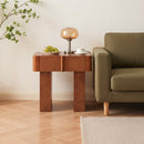 Wood End Table with Drawer