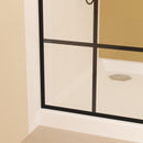 Framed Glass Shower Screen - Matte Black by HouseOfZazla