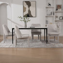 Wide Minimalist Dining Chair by Unique Piece Furniture