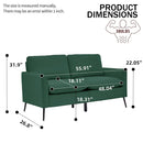 Upholstered Loveseat, For Living Room by HouseOfZazla