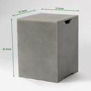 Square Propane Tank Cover Holder, Multi Functional Utility - Gray by HouseOfZazla