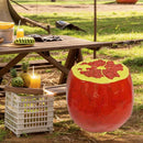 Pomegranate Resin Stool - Multi-Purpose Indoor & Outdoor Decor by HouseOfZazla