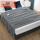 Electric Heated Throw Flannel Heated Blanket with 10 Heat Settings Auto off Washable for Home Office Usage 59x71in