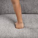 83.8" Reversible Sectional Pull-Out Sofa Bed L-Shaped Corner Sofa Couch with Storage Chaise, USB Ports, Power Sockets, Cup Holder for Living Room, Bedroom, Study,Light Gray