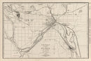 Vintage Map of St. Paul, Minnesota 1924
