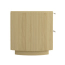 Olivia - Nightstand & 2 Drawers - Oak by HouseOfZazla