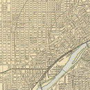 Vintage Map of St. Paul, Minnesota 1901