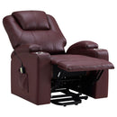 Macklin - Power Lift Massage Recliner With Heat And Dual Cupholders by HouseOfZazla
