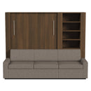 Wall Bed with Extended Sofa