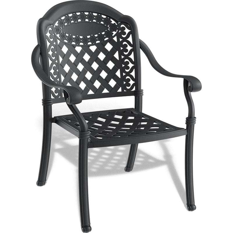 (Cushions In Random Colors)7-Piece Set Of Cast Aluminum Patio Furniture With Cushions