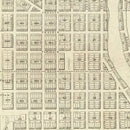 Vintage Map of Milwaukee, Wisconsin 1856