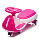 12V Electric Wiggle Ride On Car with Dual Motors & LED Lights