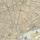 Vintage Map of Philadelphia, Pennsylvania 1901