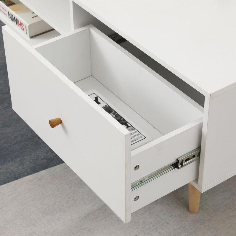 2 DRAWERS COFFEE  TABLE-1130