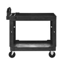 Heavy Duty Tray Top Service Cart with Wheels
