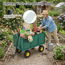 3-in-1 Oversized Steel Garden Cart by HouseOfZazla