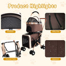 Double Pet Stroller for Dogs and Cats by HouseOfZazla