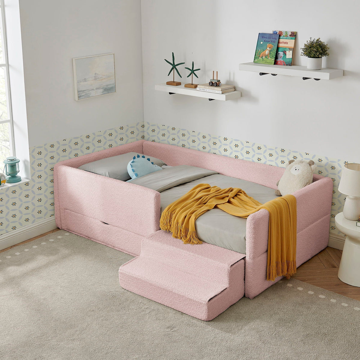 Safe Kids Bed With Guardrails And Storage, photo 7 of 14