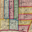 Vintage Map of Philadelphia, Pennsylvania 1860