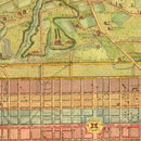 Vintage Map of Philadelphia, Pennsylvania 1802