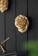 Rose Hanging Wall Accents (Set of 2) - Gold by Unique Piece Furniture