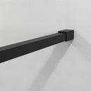 Shower Screen Door Walk In Wet Room, 3 Panel Style - Black by HouseOfZazla