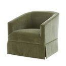 Elm - Skirted Swivel Chair by HouseOfZazla
