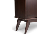 Draper - Low Storage Cabinet - Medium Auburn Brown by Unique Piece Furniture
