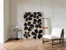 Japanese Ink Floral Print – Bold Brushstroke Blossom Wall Art