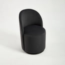360 Degree Swivel Armless Dining Barrel Chair by Unique Piece Furniture
