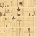 Vintage Map of Philadelphia, Pennsylvania 1934