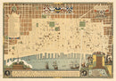 Vintage Map of Philadelphia, Pennsylvania 1934
