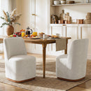 Indoor Dining Chair Set of 2, Modern Upholstered Fabric Chair