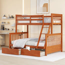 Bunk Bed With Ladders And 2 Storage Drawers by Unique Piece Furniture