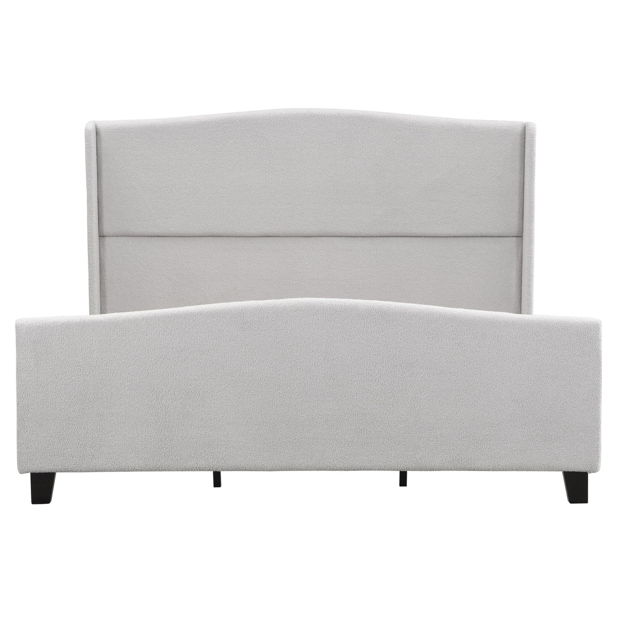 Platform Bed Frame With Tall Headboard And High Footboard, photo 4 of 40
