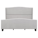 Platform Bed Frame With Tall Headboard And High Footboard by HouseOfZazla
