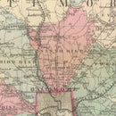 Vintage Map of Baltimore, Maryland 1866