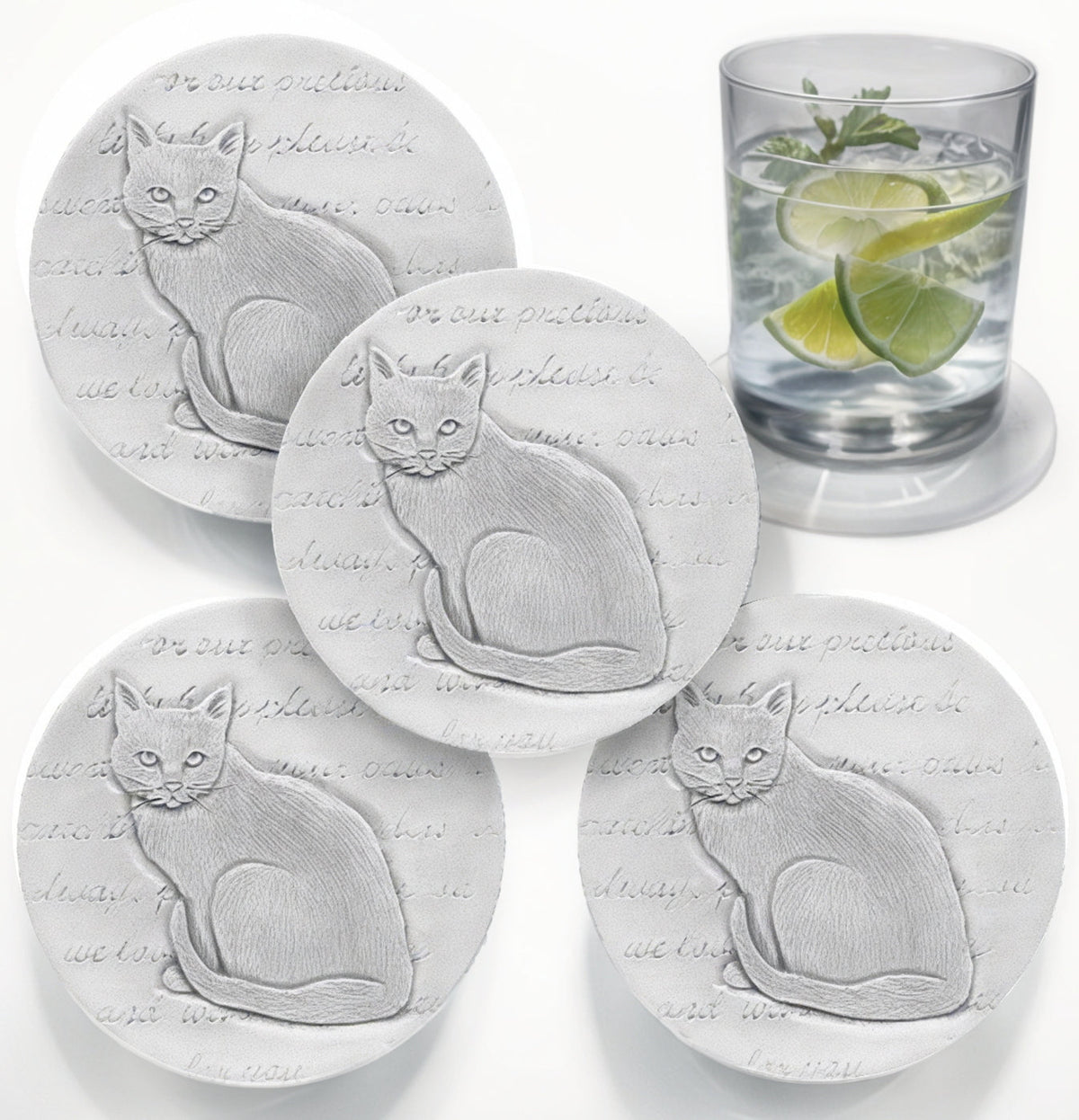 Cat Drink Coasters