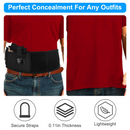 Belly Band Holster For Concealed Carry Unisex Waistband Holster For Man Woman Right Left Hand Draw Fit For Smith and Wesson, Shield, Glock 19, 17, 42,