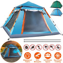 4-5 Person Camping Tent Outdoor Foldable Waterproof Tent with 2 Mosquito Nets Windows Carrying Bag for Hiking Climbing Adventure Fishing by GBruno Store